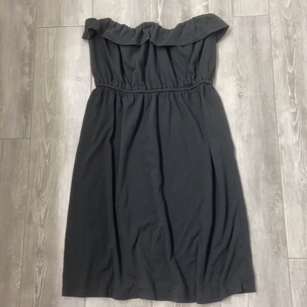 JCrew soft strapless Saturday dress